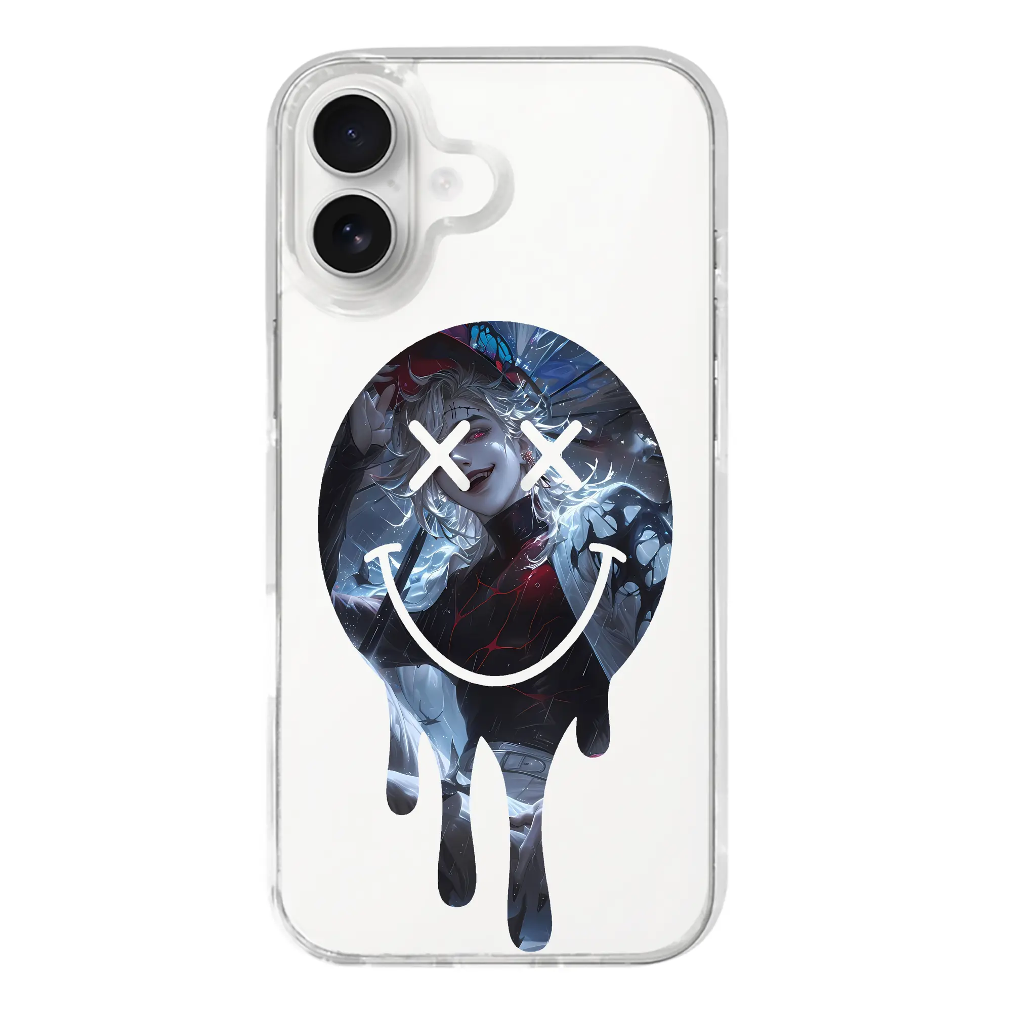 鬼滅の刃 グッズ,童磨 - iPhone 17シリーズ 透明スマホケース – 薄型・耐衝撃・精密フィット保護カバー